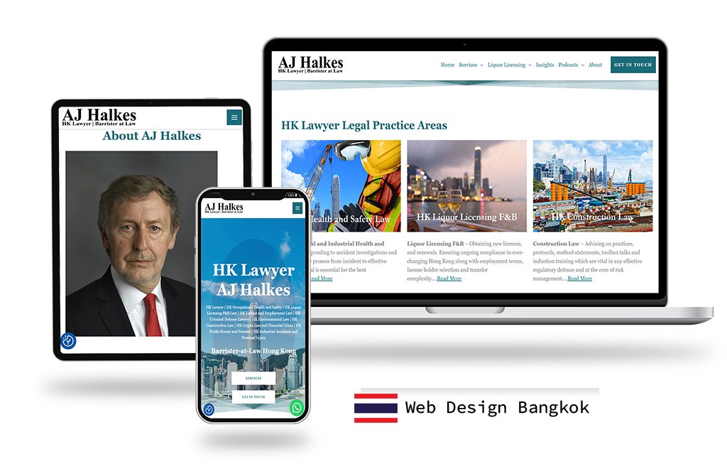 website thailand design and development HK lawyer AJ Halkes legal